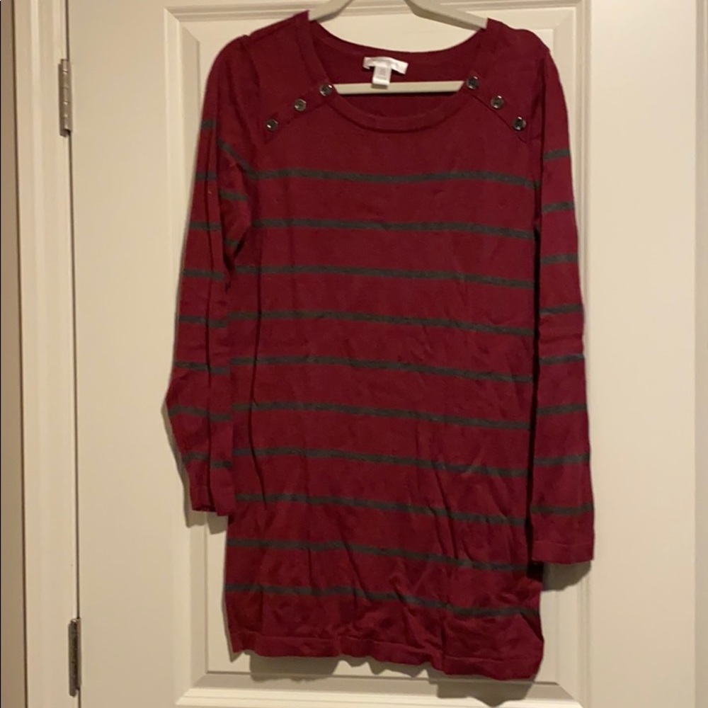 Maternity tunic sweater